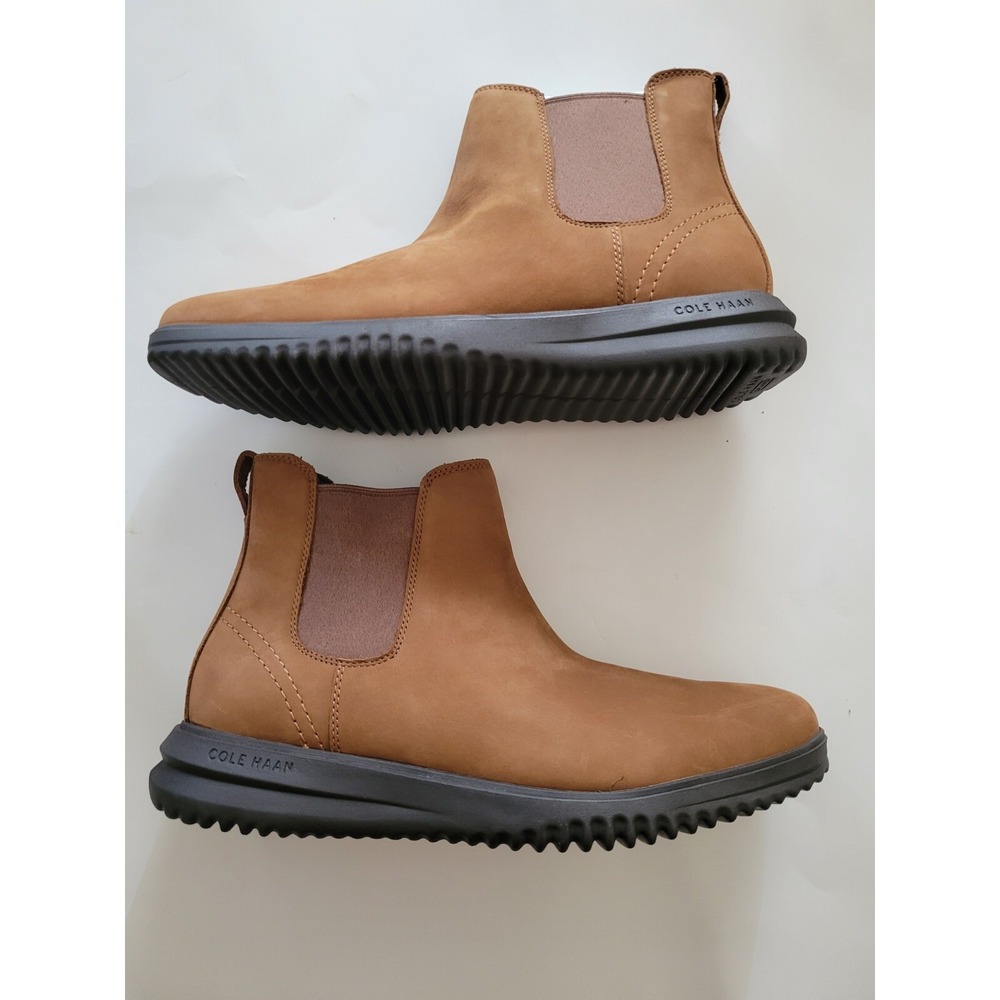 NWB Cole Haan Grand Plus Chelsea Boot Brown Lumber/Java C38789 Men's Size 11.5